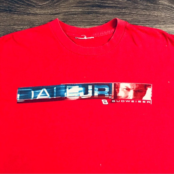 Dale Earnhardt Jr. American Race Car Driver Budweiser Car Men’s Shirt Size M - Picture 3 of 6